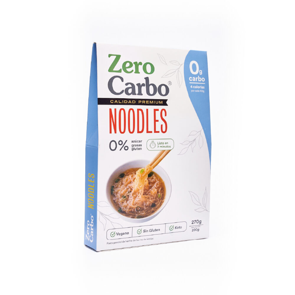 Noodles Konjac pasta precocida sin gluten 270g Zero Carbo